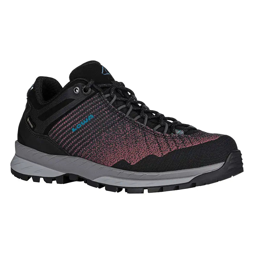 CAREZZA GTX LO WS - BLACK/BROWN ROSE